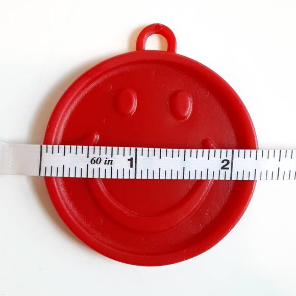 Vintage 90s Premium Balloon Accessories Happy Face Balloon Weights 5ct Multi - Picture 3 of 4